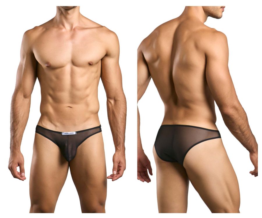 Justin + Simon Classic Bikini - Black Mesh