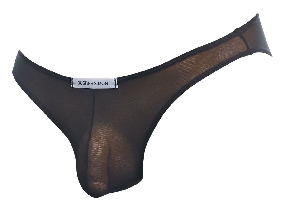 Justin + Simon Classic Bikini - Black Mesh