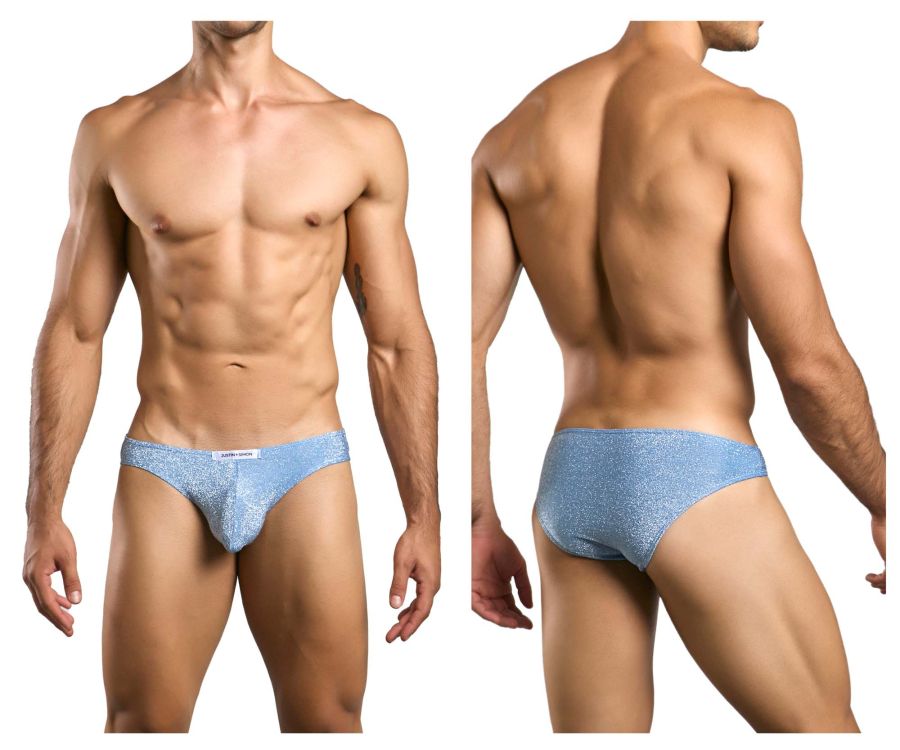 Justin + Simon Classic Bikini - Lurex Blue