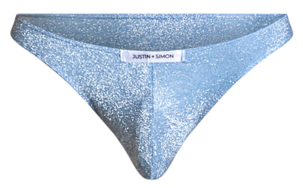 Justin + Simon Classic Bikini - Lurex Blue