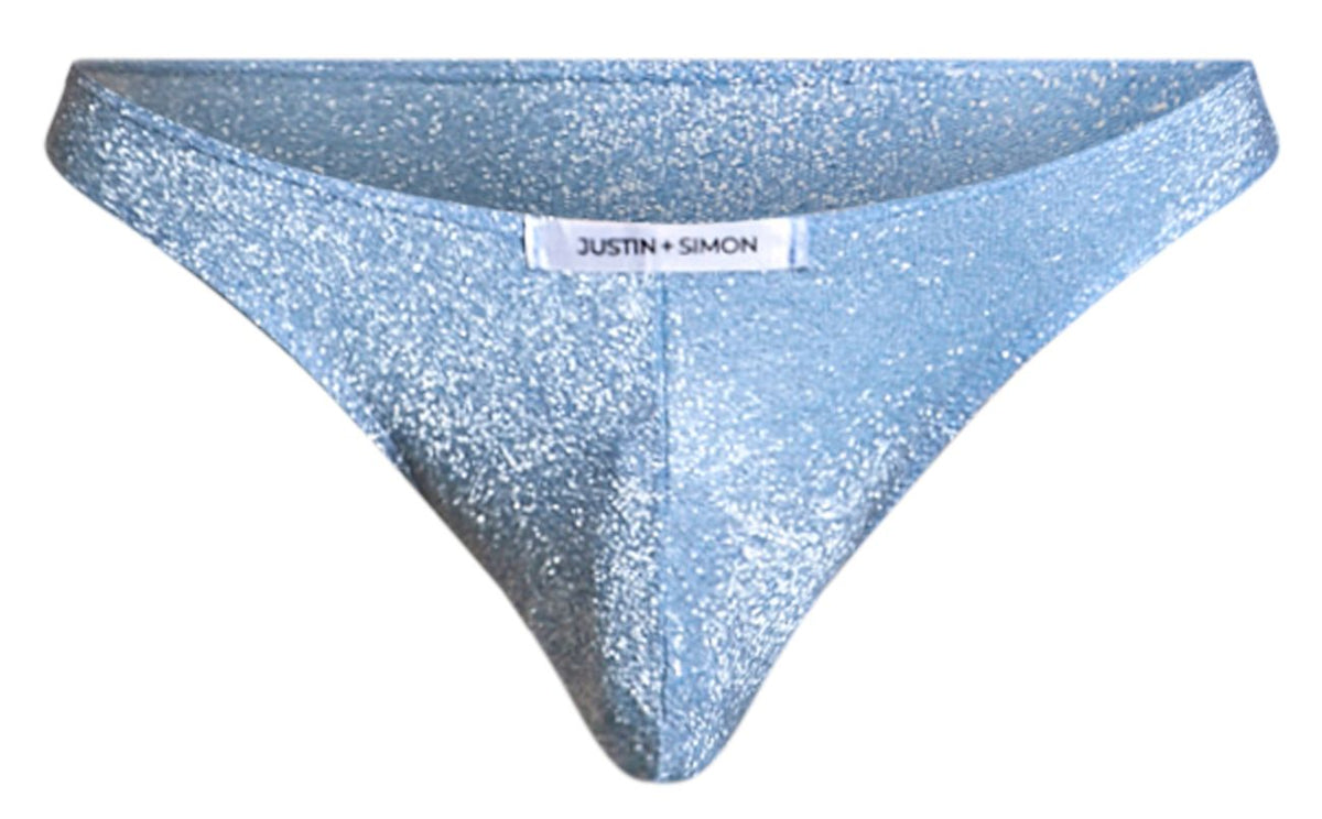 Justin + Simon Classic Bikini - Lurex Blue