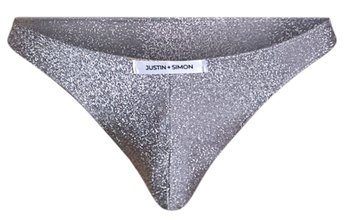 Justin + Simon Classic Bikini - Lurex Gray