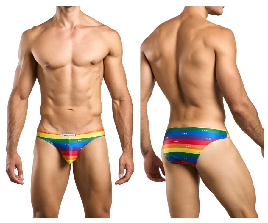 Justin + Simon Classic Bikini - Pride Flag