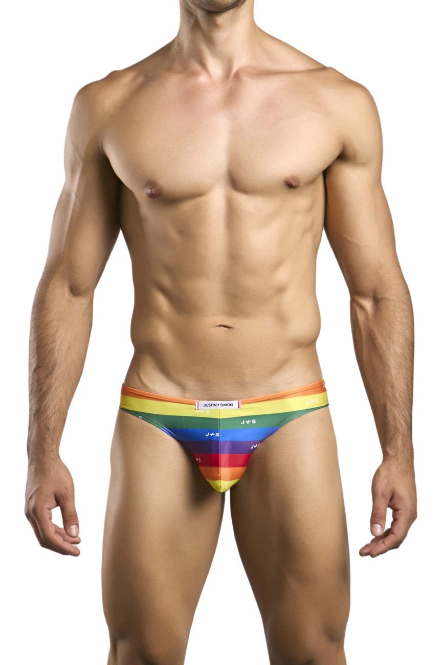 Justin + Simon Classic Bikini - Pride Flag