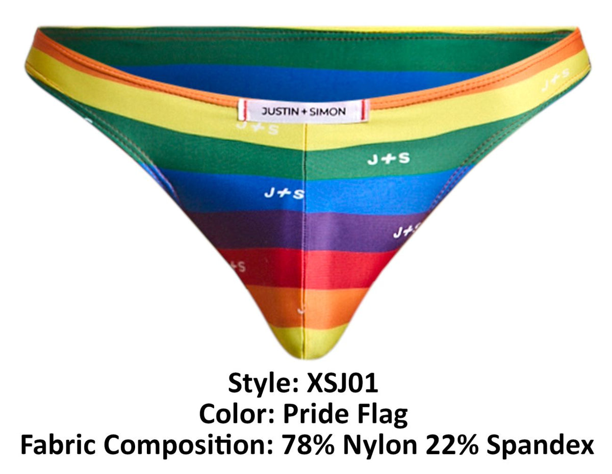 Justin + Simon Classic Bikini - Pride Flag