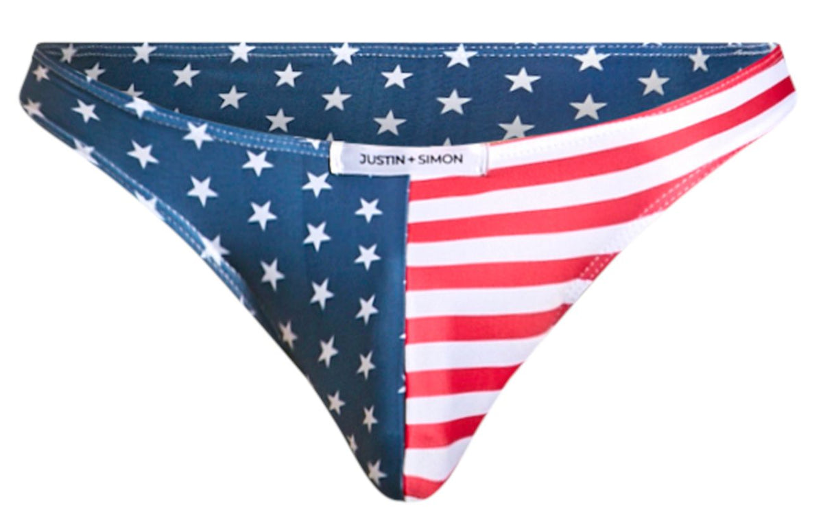 Justin + Simon Classic Bikini - USA Flag