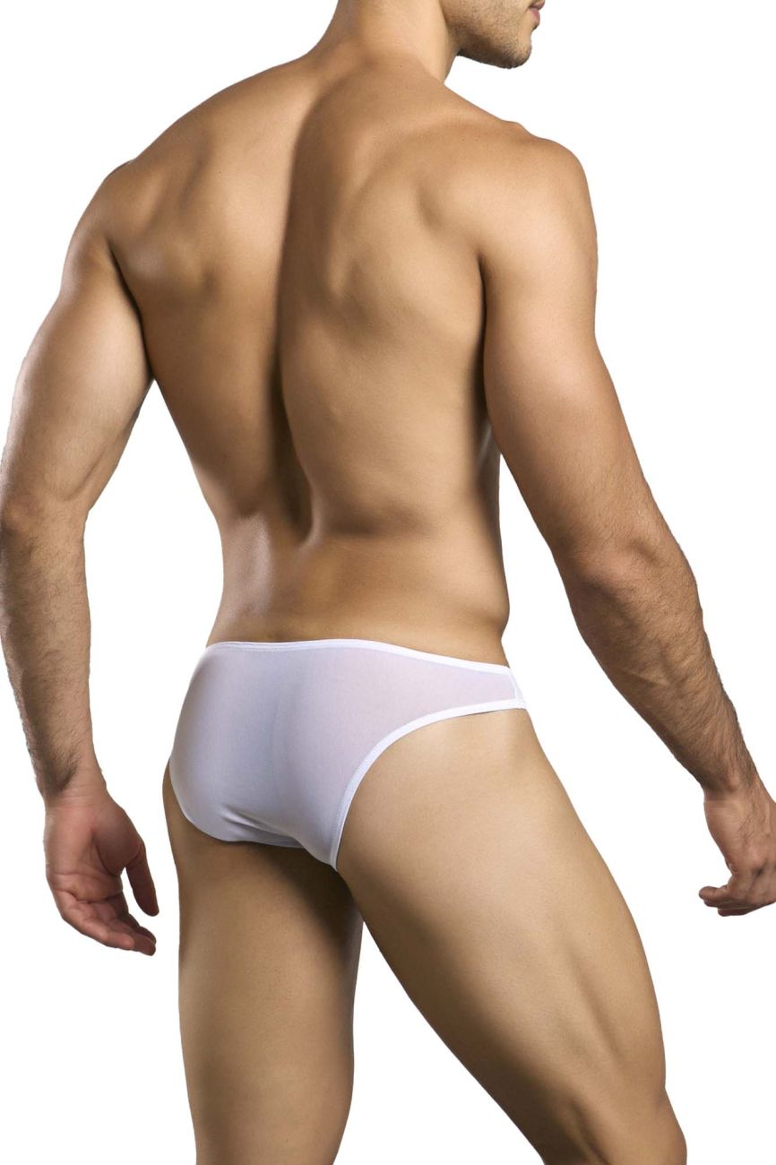 Justin + Simon Classic Bikini - White Mesh