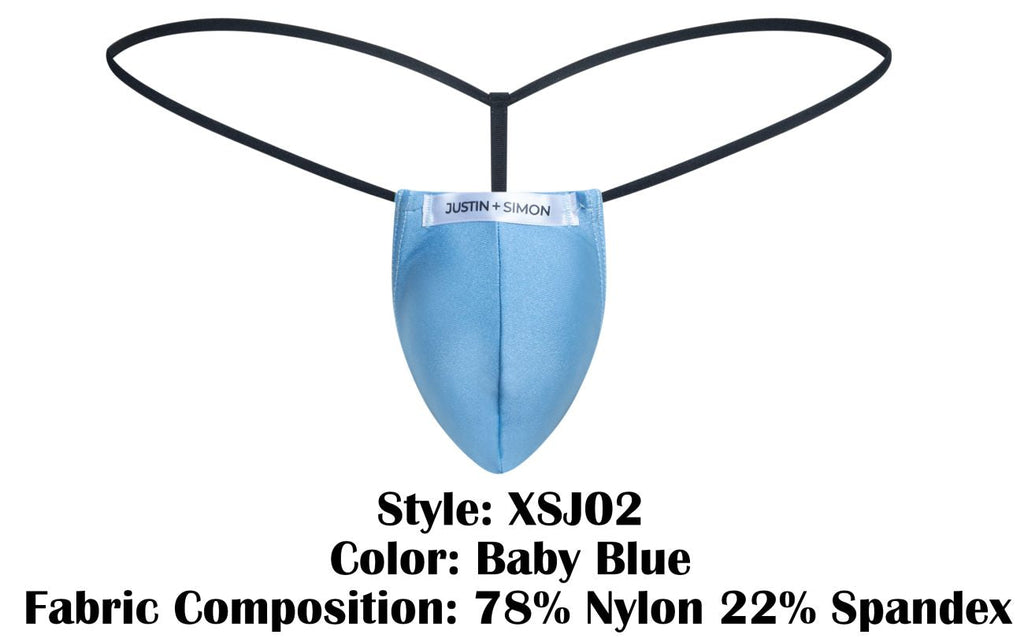 Justin + Simon Classic G-String - Baby Blue