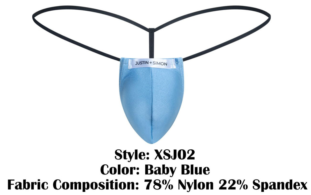 Justin + Simon Classic G-String - Baby Blue