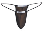 Justin + Simon Classic G-String - Black Mesh