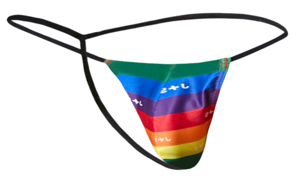 Justin + Simon Classic G-String - Pride Flag