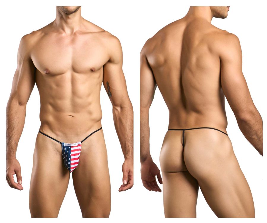 Justin + Simon Classic G-String - USA Flag