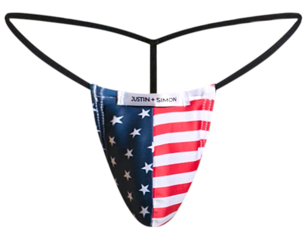 Justin + Simon Classic G-String - USA Flag