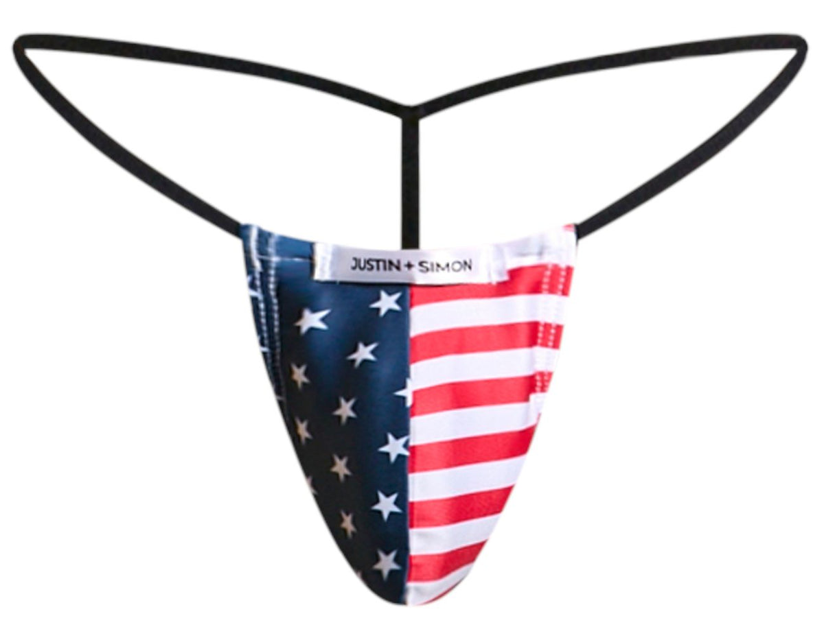 Justin + Simon Classic G-String - USA Flag