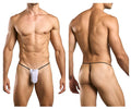 Justin + Simon Classic G-String - White Mesh