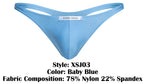 Justin + Simon Classic Thongs - Baby Blue