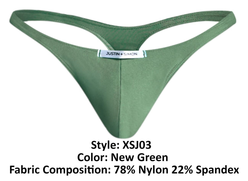 Justin + Simon Classic Thongs - New Green
