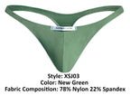 Justin + Simon Classic Thongs - New Green