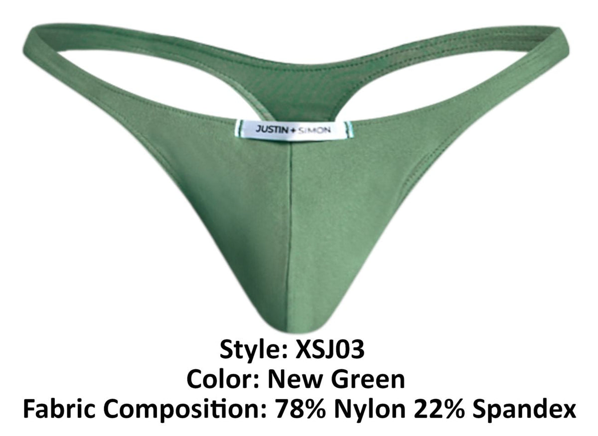 Justin + Simon Classic Thongs - New Green