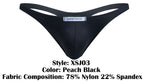 Justin + Simon Classic Thongs - Peach Black