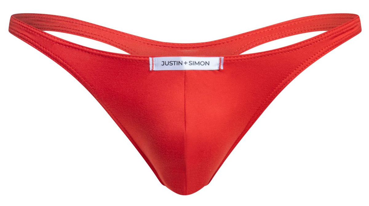 Justin + Simon Classic Thongs - Peach Red