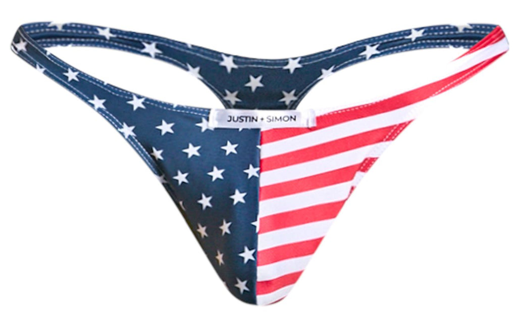 Justin + Simon Classic Thongs - USA Flag