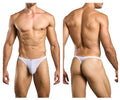 Justin + Simon Classic Thongs - White Mesh