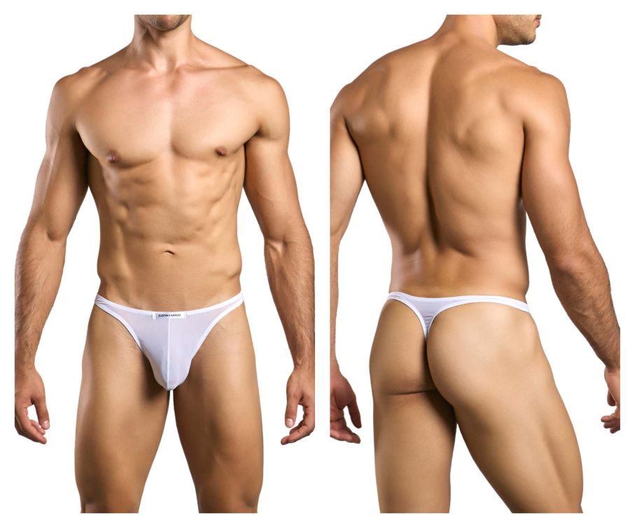 Justin + Simon Classic Thongs - White Mesh