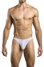 Justin + Simon Classic Thongs - White Mesh