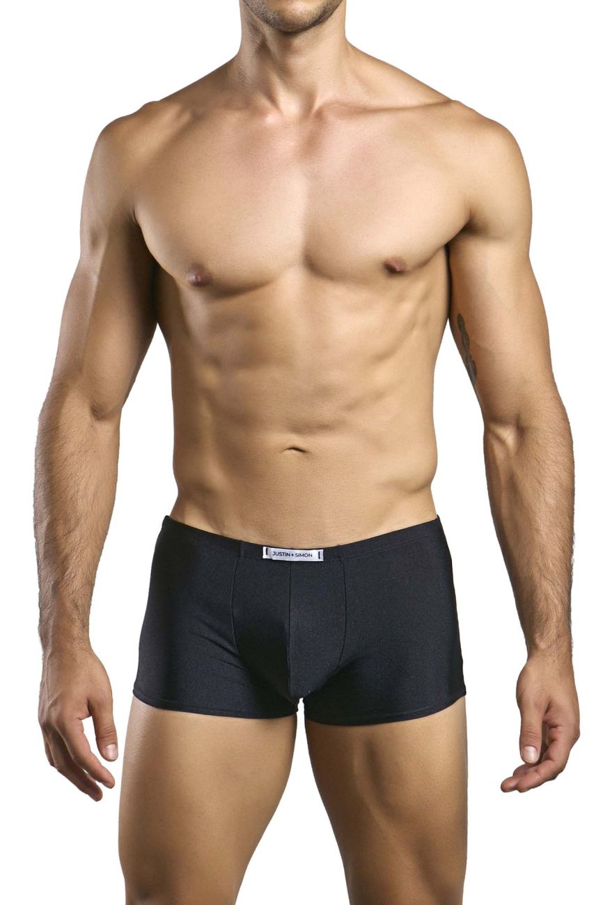 Justin + Simon Classic Trunks - Black