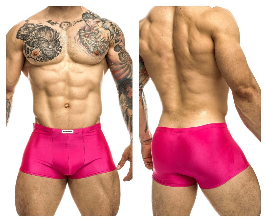 Justin + Simon Classic Trunks - Hot Pink