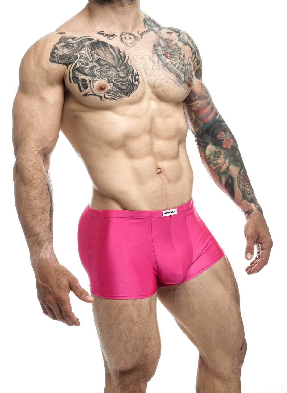 Justin + Simon Classic Trunks - Hot Pink