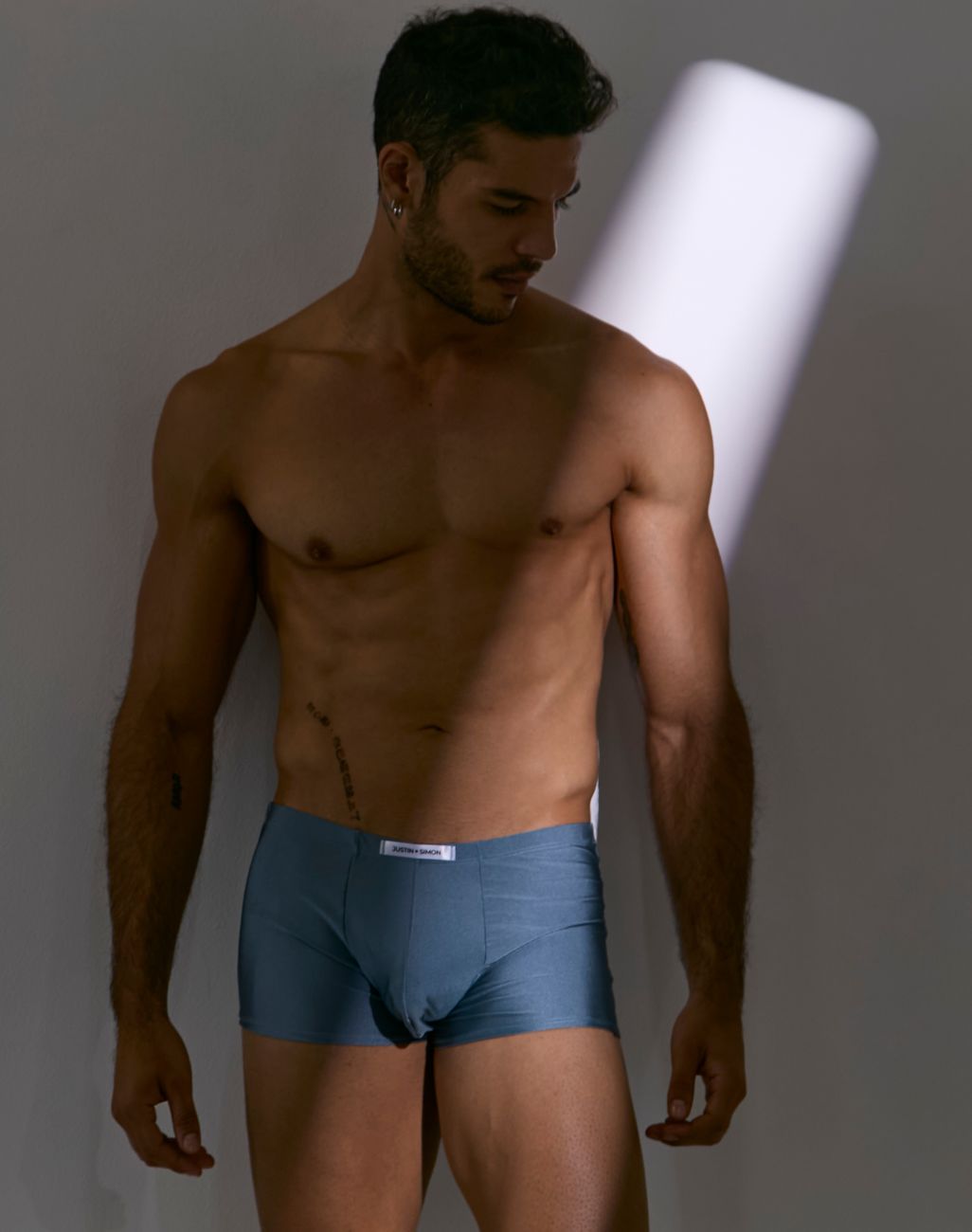 Justin + Simon Classic Boxer - Metal Green