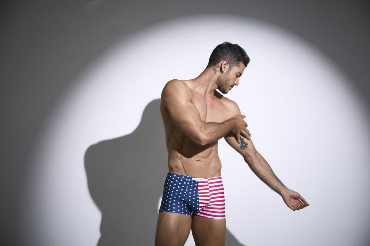 Justin + Simon Classic Boxer - USA Flag