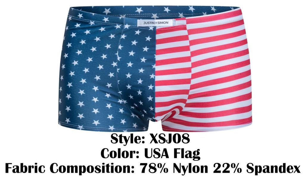 Justin + Simon Classic Boxer - USA Flag
