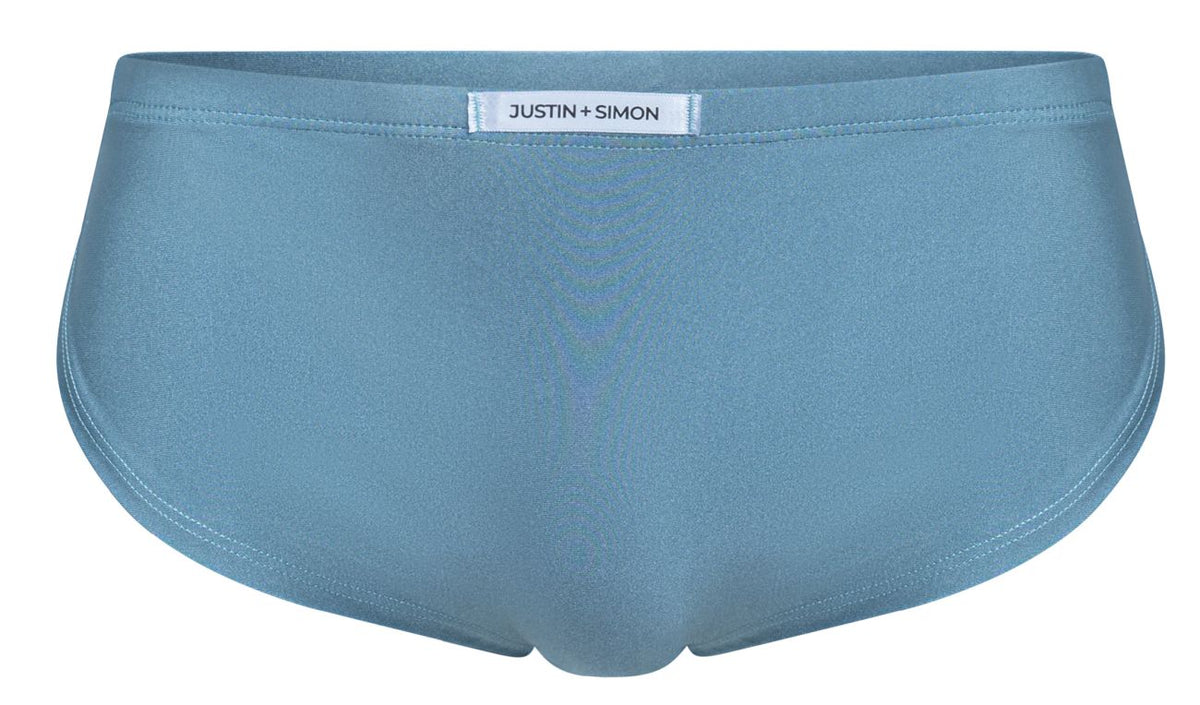 Justin + Simon Running Shorts - Metal Green
