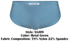 Justin + Simon Running Shorts - Metal Green