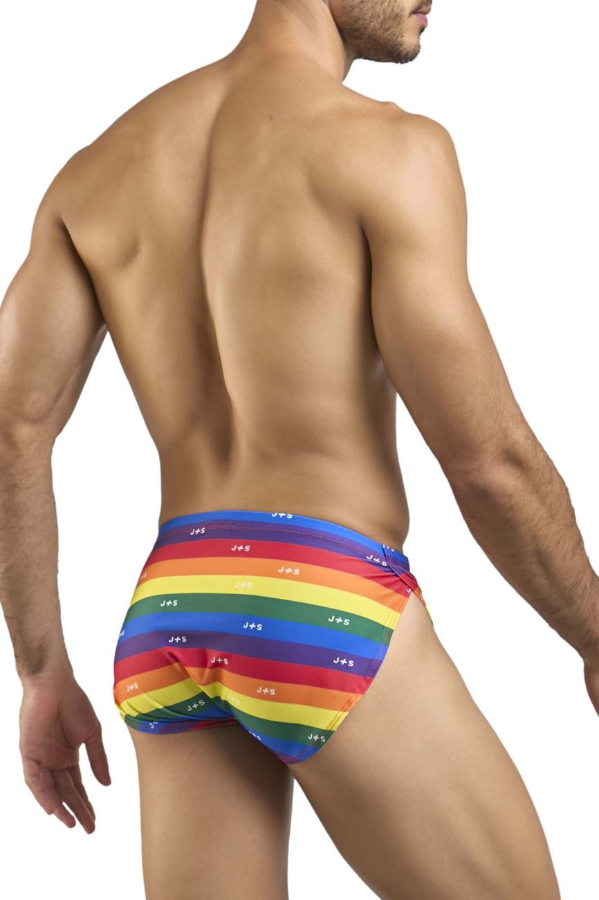 Justin + Simon Running Shorts - Pride Flag