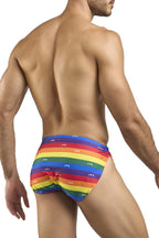 Justin + Simon Running Shorts - Pride Flag