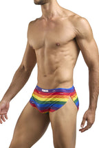 Justin + Simon Running Shorts - Pride Flag