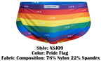Justin + Simon Running Shorts - Pride Flag