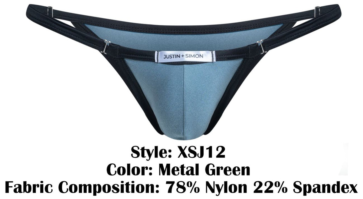 Justin + Simon Bikini - Metal Green