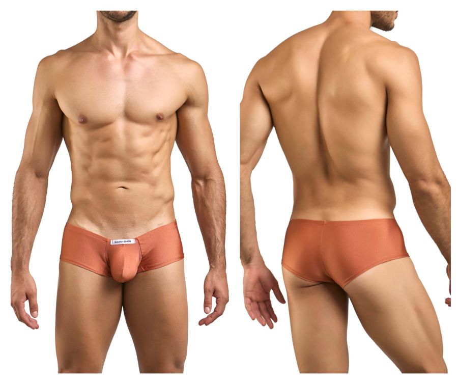 Justin + Simon Cheeky Bulge Boxer - Ochre