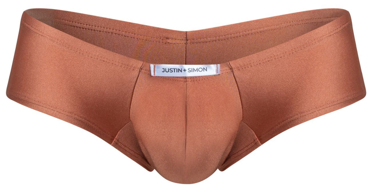Justin + Simon Cheeky Bulge Boxer - Ochre
