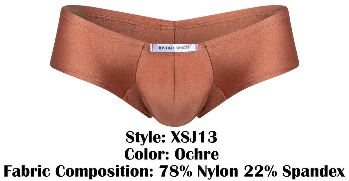 Justin + Simon Cheeky Bulge Boxer - Ochre