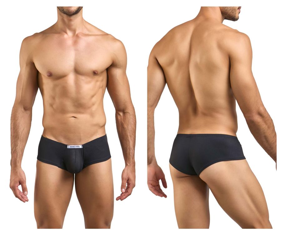 Justin + Simon Cheeky Bulge Boxer - Peach Black