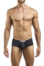 Justin + Simon Cheeky Bulge Boxer - Peach Black