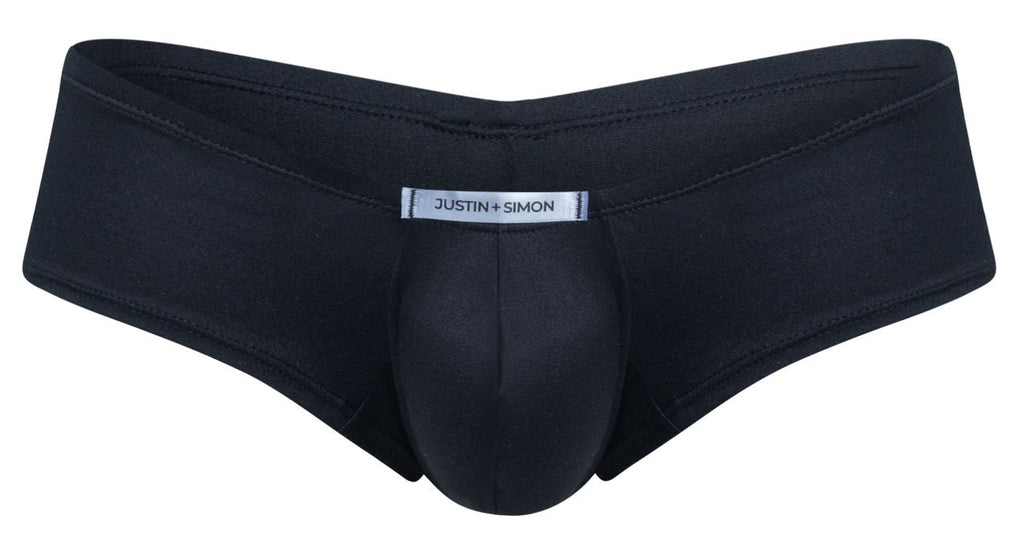 Justin + Simon Cheeky Bulge Boxer - Peach Black