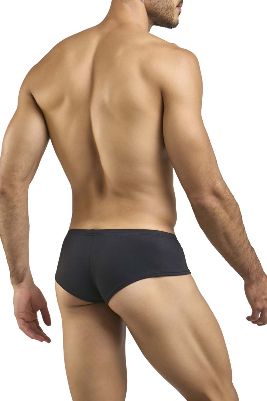 Justin + Simon Cheeky Bulge Boxer - Peach Black