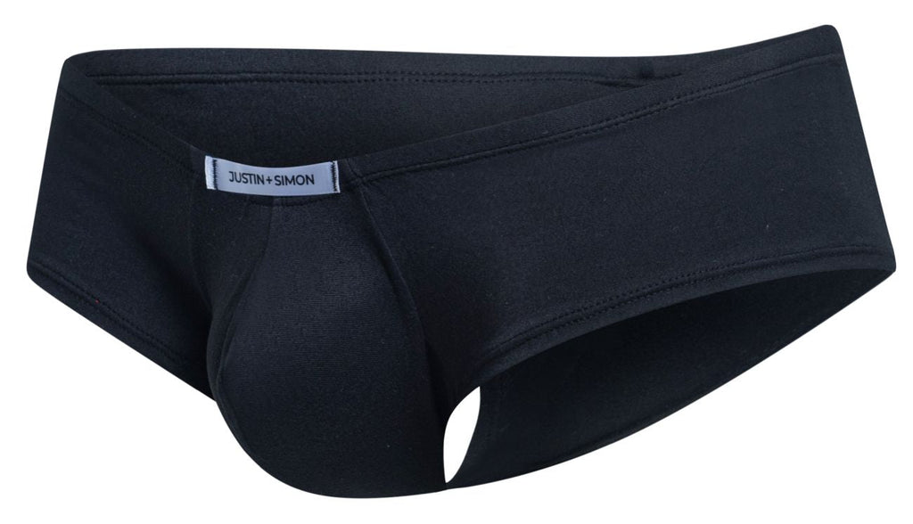 Justin + Simon Cheeky Bulge Boxer - Peach Black